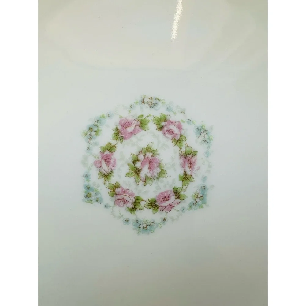 Theodore Haviland Limoges‎ Salad Plate France Pink Flowers Vintage